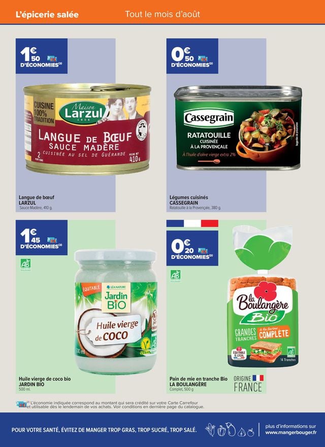 Carrefour Catalogue du 01.08.2022