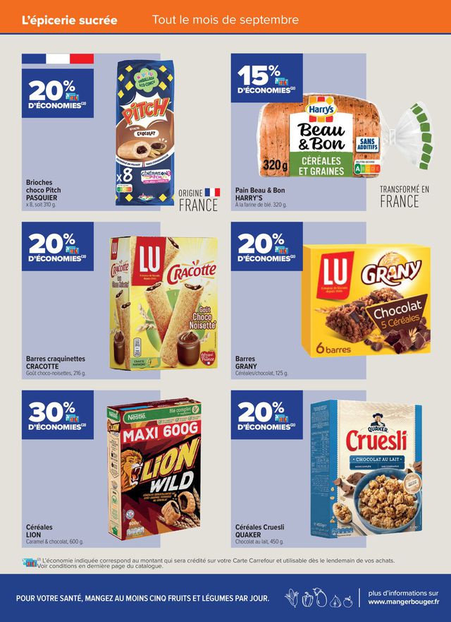Carrefour Catalogue du 01.09.2022