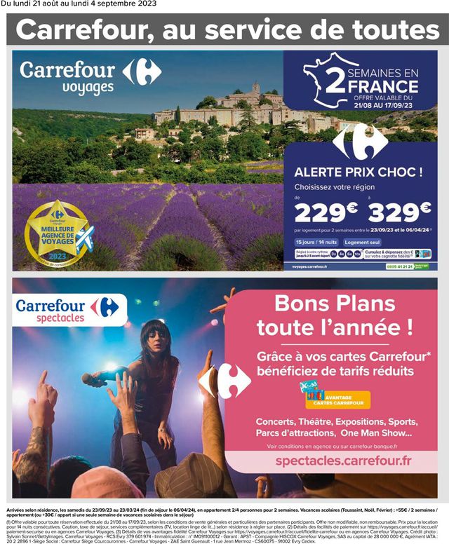 Carrefour Catalogue du 21.08.2023