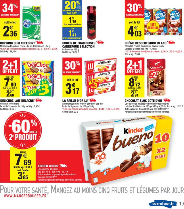 Carrefour Catalogue du 30.07.2019