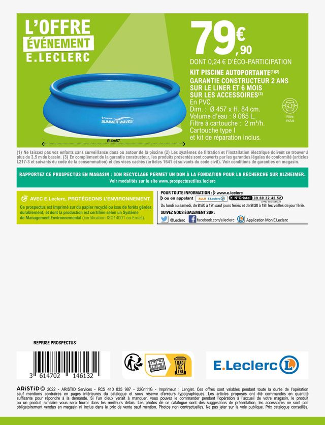 E.leclerc Catalogue du 21.06.2022