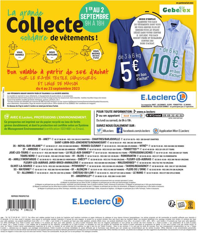 E.leclerc Catalogue du 22.08.2023