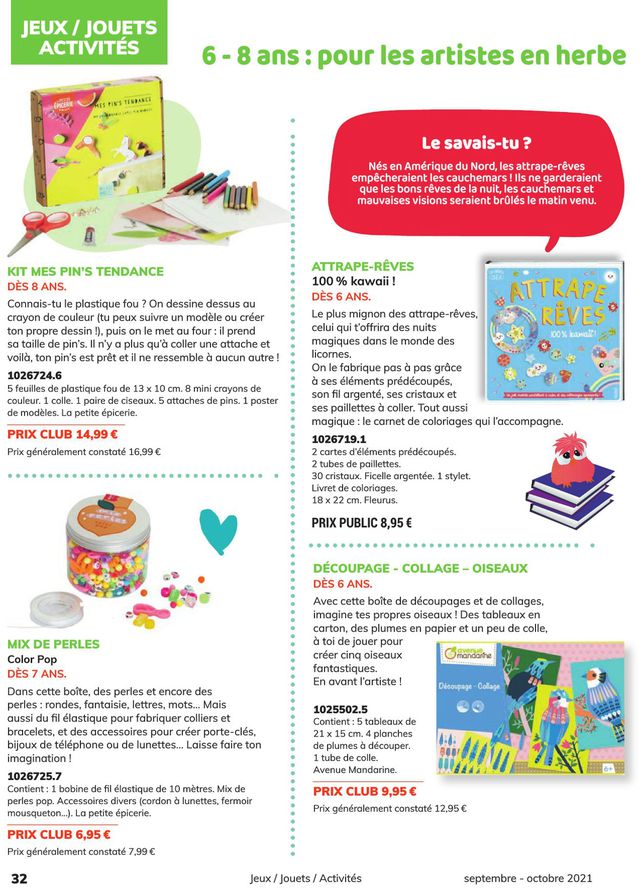 France Loisirs Catalogue du 04.09.2021