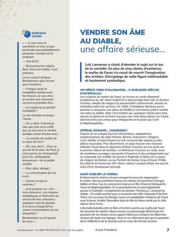 France Loisirs Catalogue du 21.02.2022