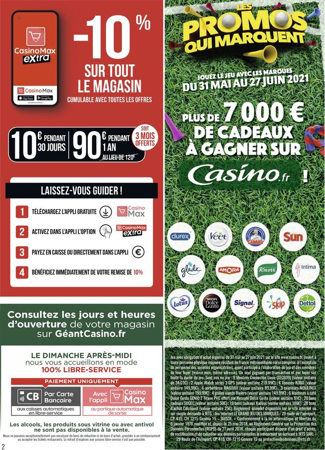 Casino #hyper Frais Catalogue du 31.05.2021
