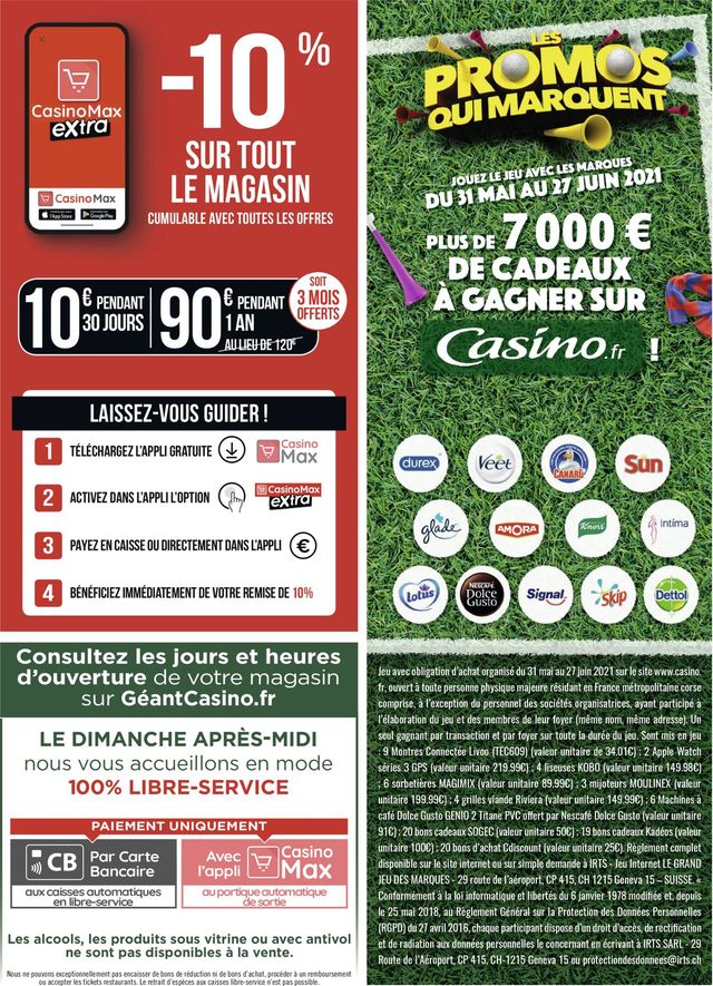 Casino #hyper Frais Catalogue du 21.06.2021