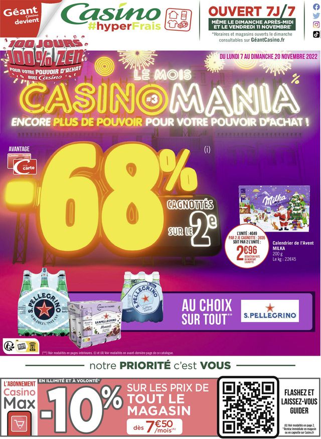 Casino #hyper Frais Catalogue du 07.11.2022