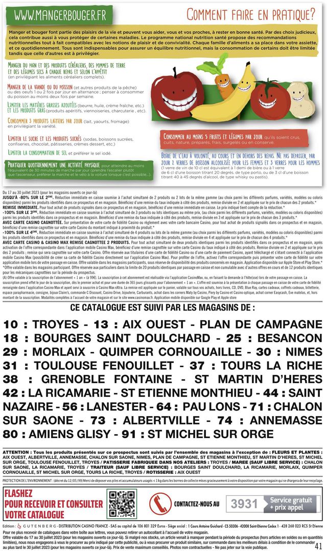 Casino #hyper Frais Catalogue du 17.07.2023
