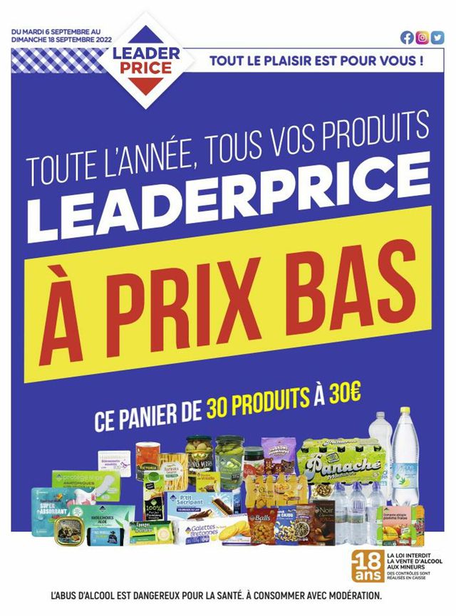 Leader Price Catalogue du 06.09.2022