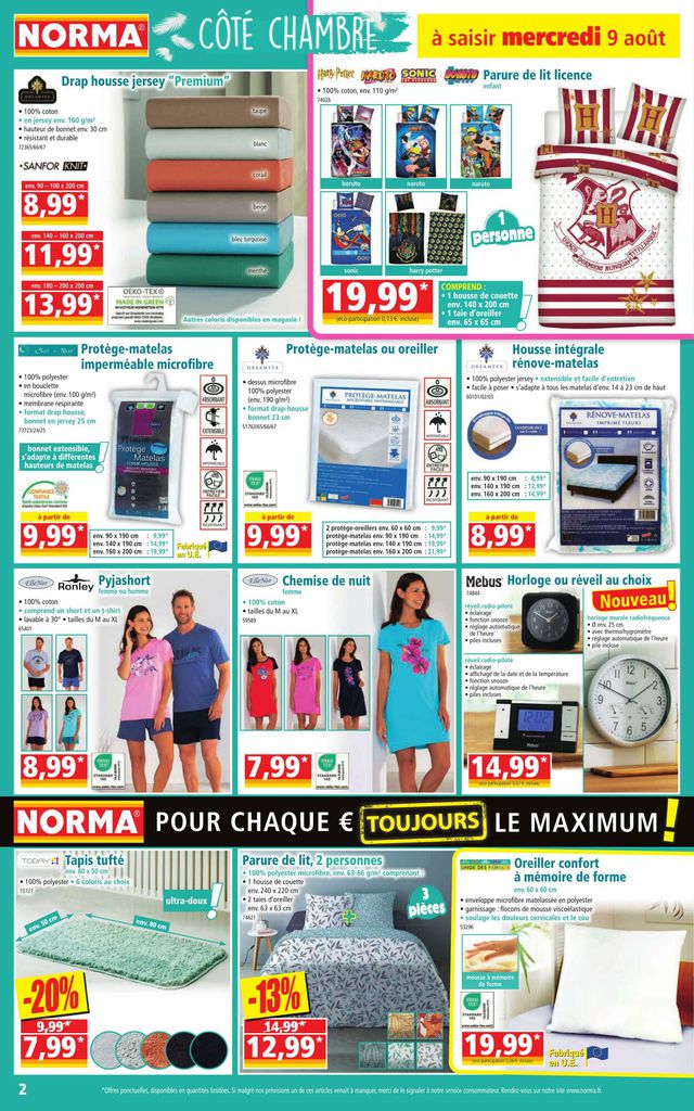 Norma Catalogue du 09.08.2023