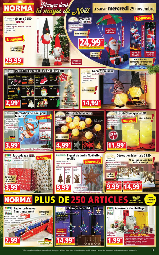 Norma Catalogue du 29.11.2023