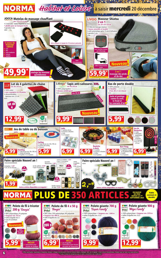 Norma Catalogue du 20.12.2023