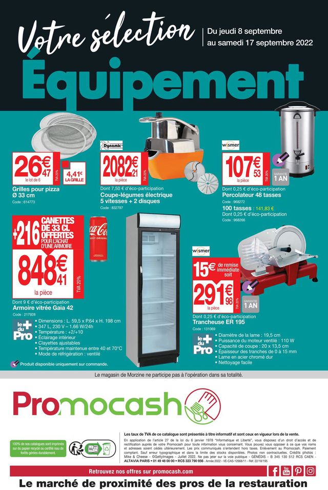 Promocash Catalogue du 08.09.2022