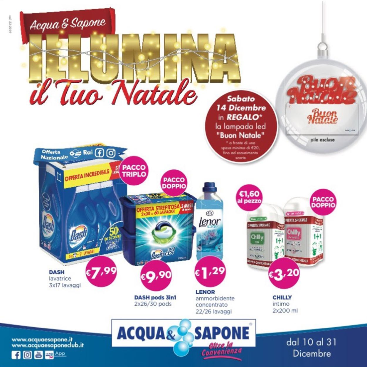Acqua & Sapone Volantino dal 10/12/2019