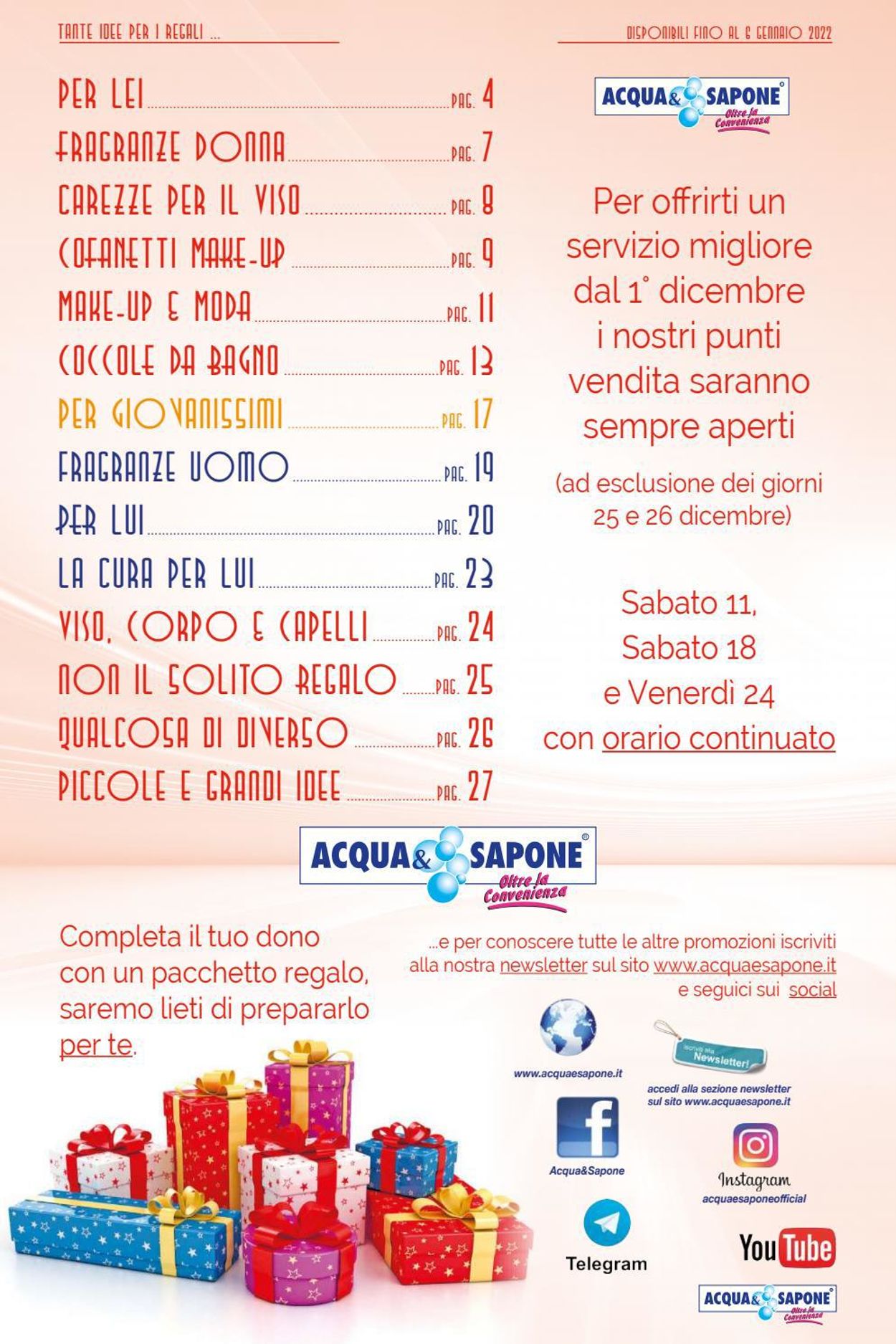 Acqua & Sapone Volantino dal 29/11/2021