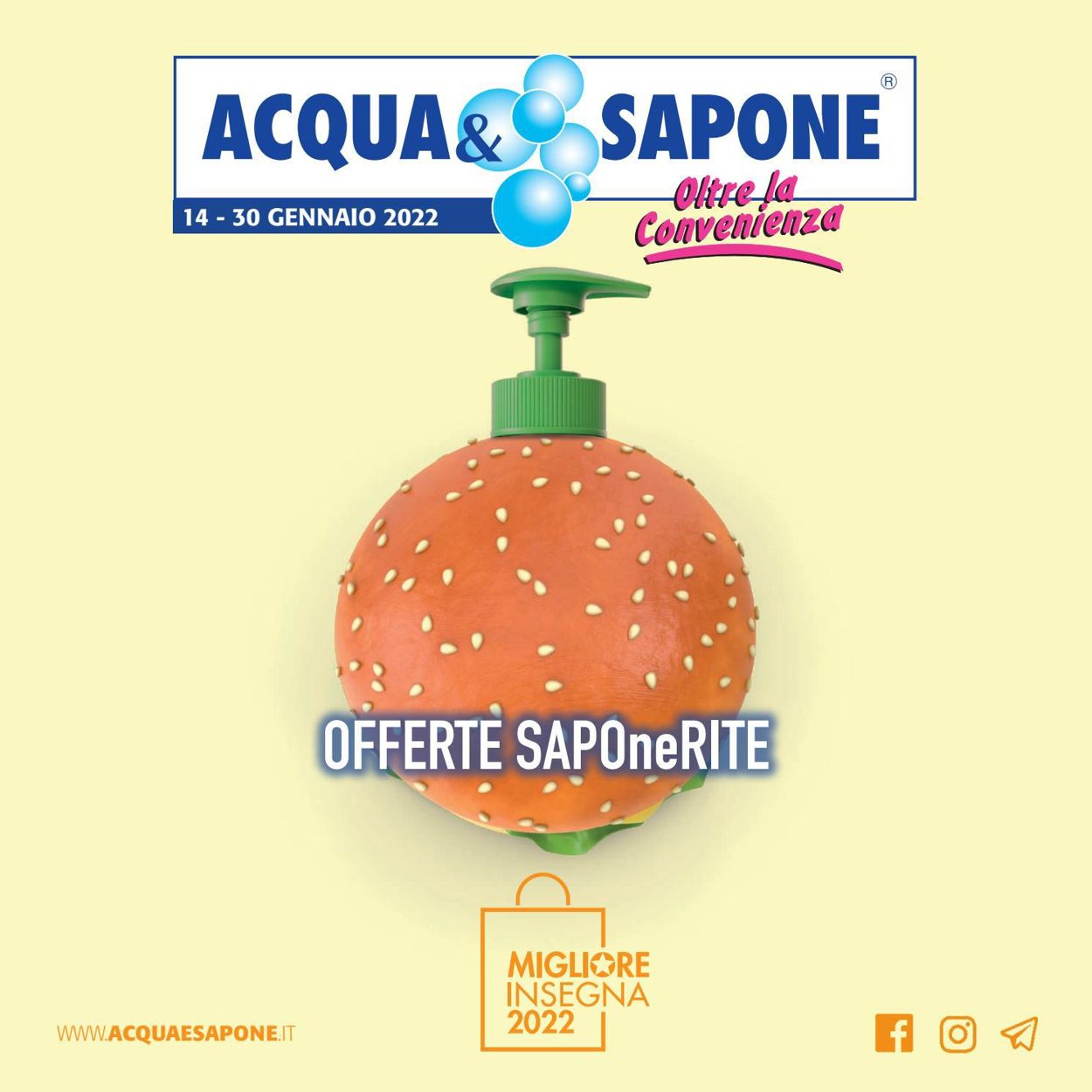 Acqua & Sapone Volantino dal 14/01/2022