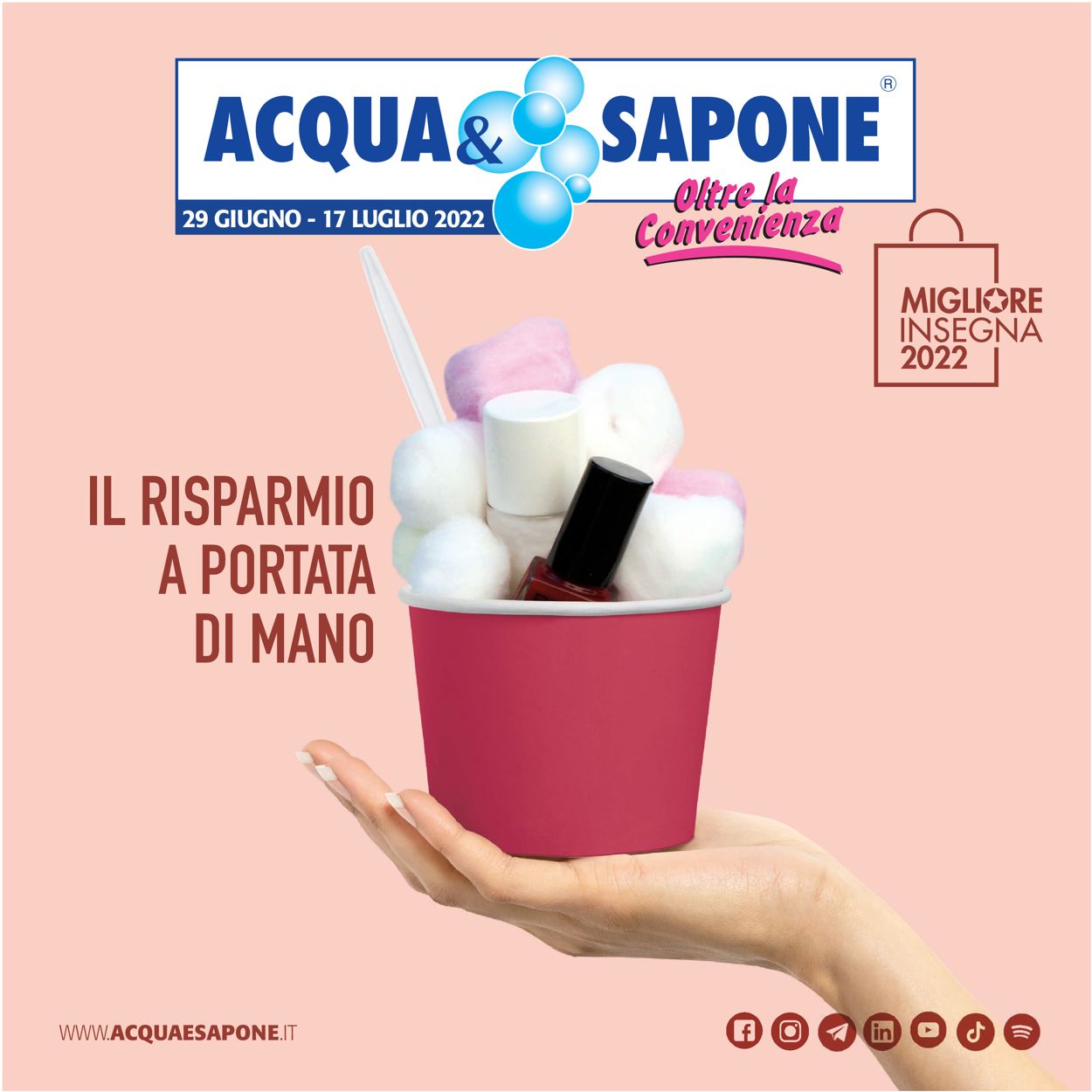 Acqua & Sapone Volantino dal 29/06/2022