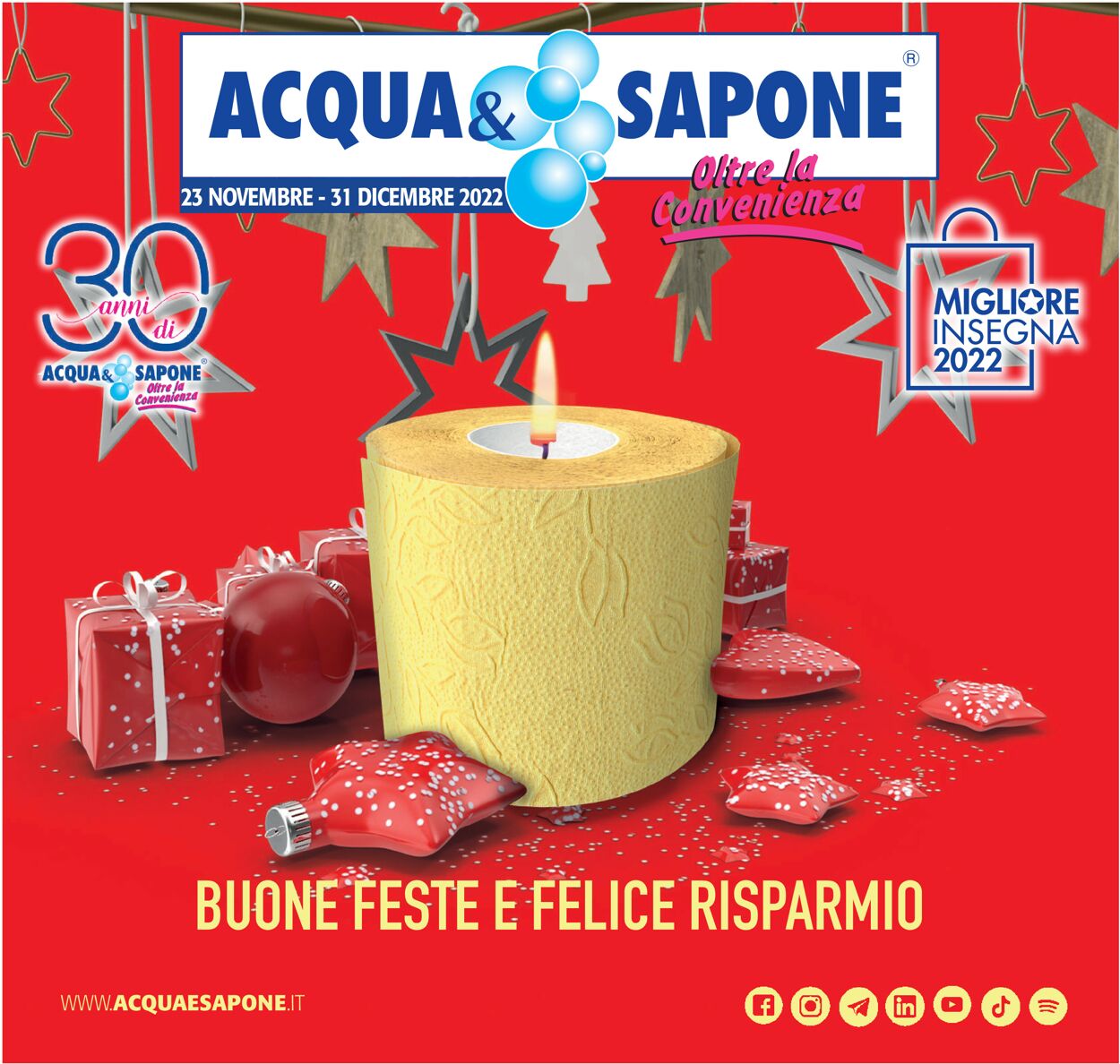 Acqua & Sapone Volantino dal 23/11/2022