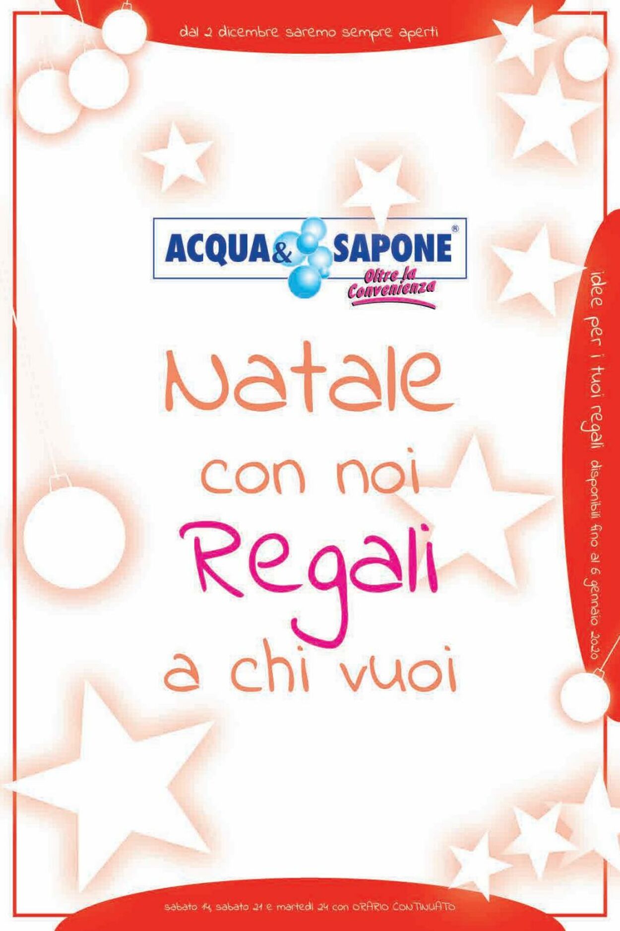 Acqua & Sapone Volantino dal 14/12/2019