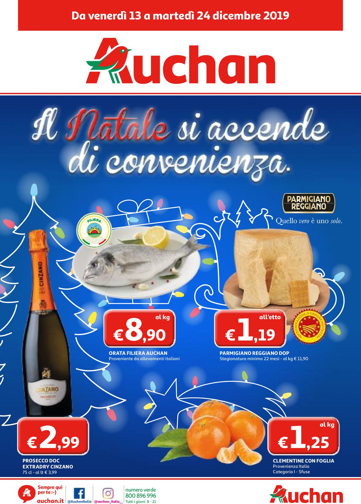 Auchan Volantino dal 13/12/2019