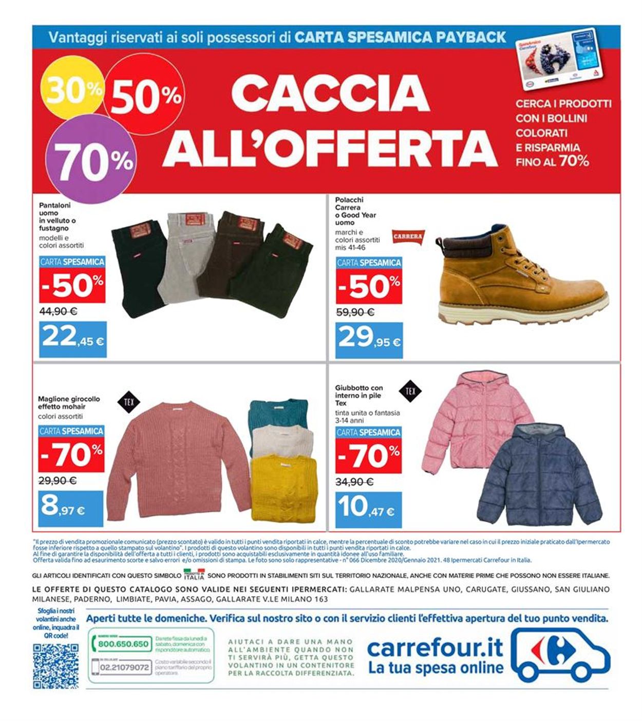 Carrefour Volantino dal 28/12/2020