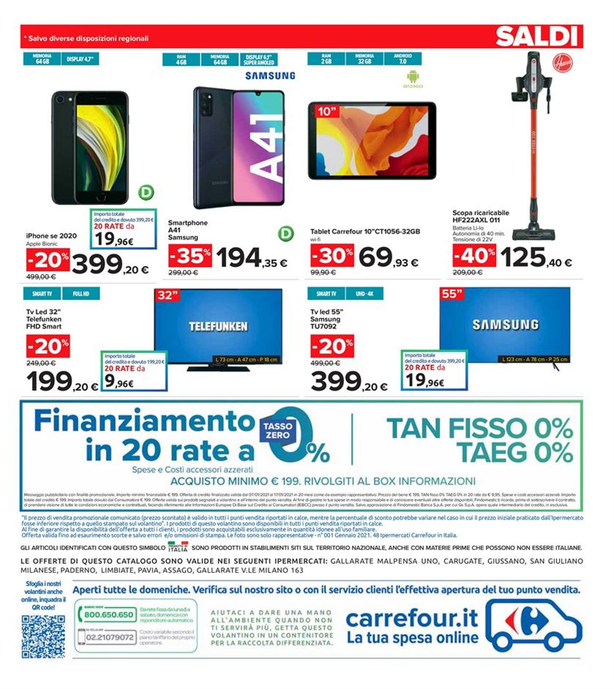 Carrefour Volantino dal 07/01/2021