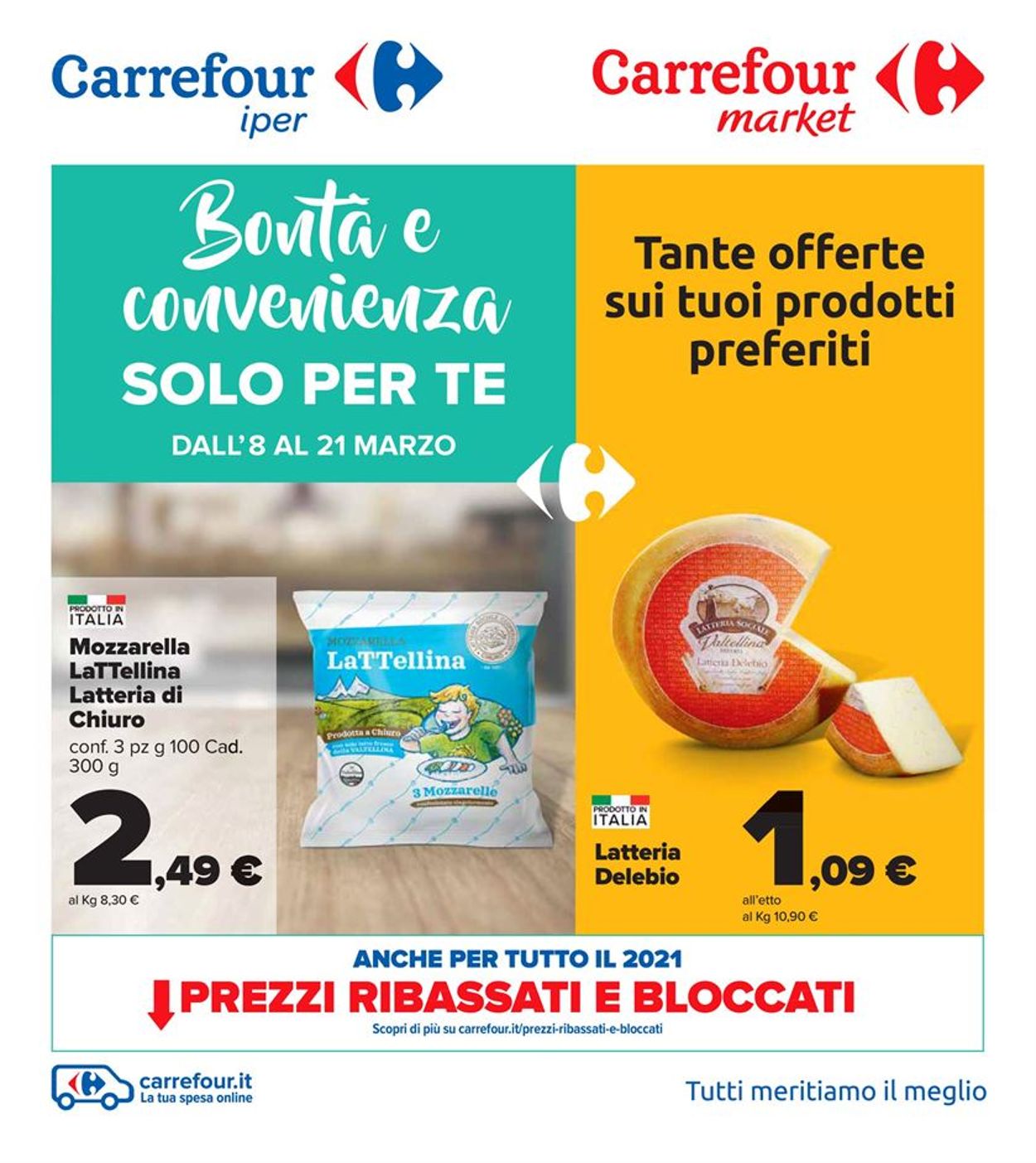 Carrefour Volantino dal 08/03/2021