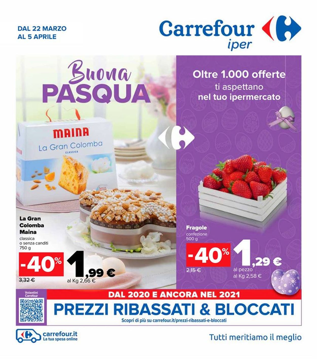 Carrefour Volantino dal 22/03/2021