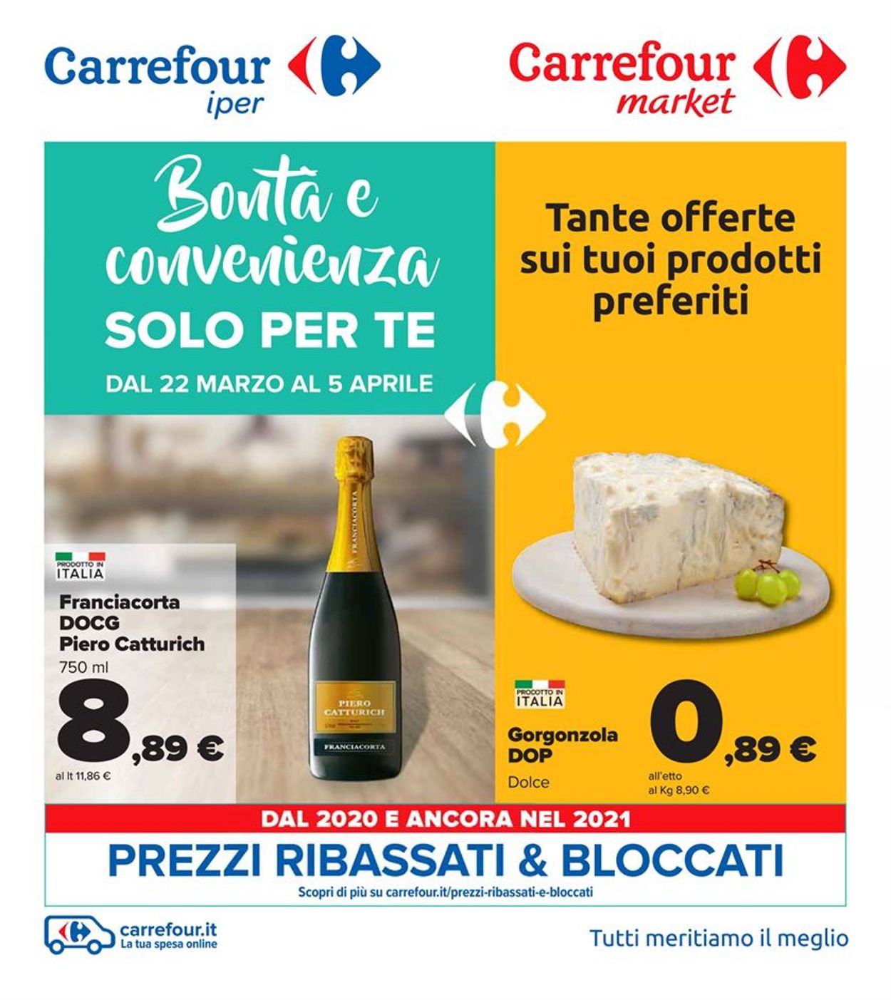 Carrefour Volantino dal 22/03/2021