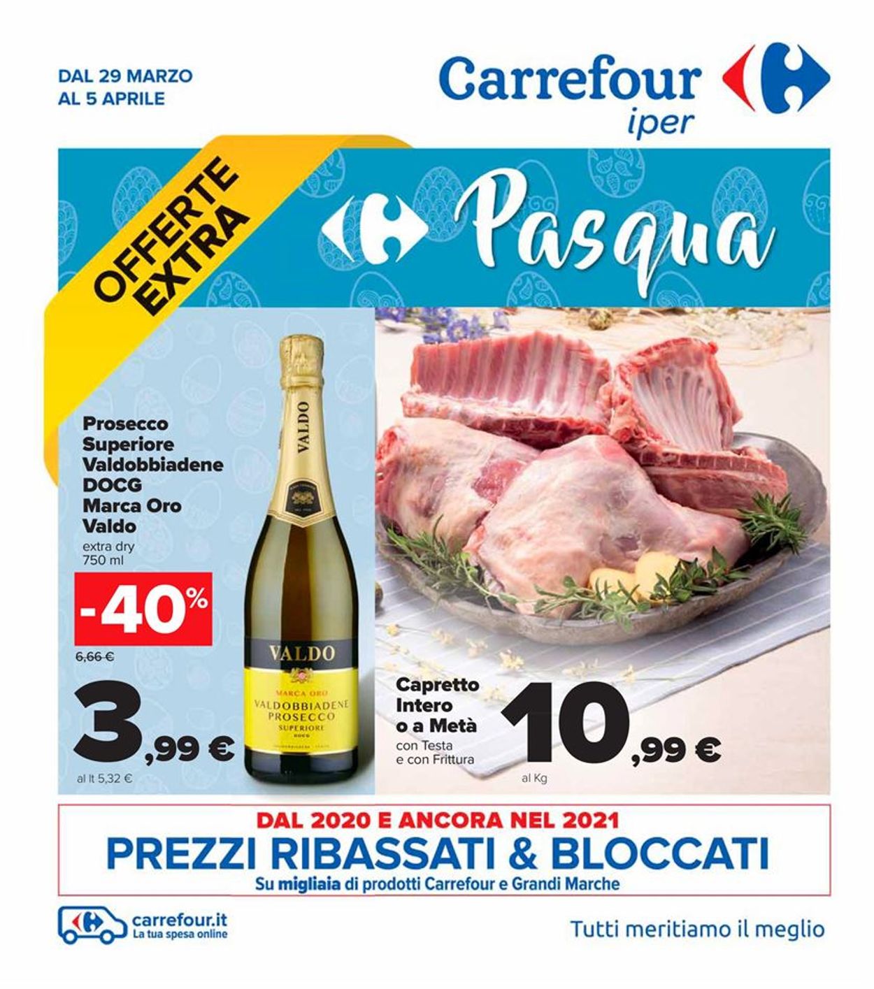 Carrefour Volantino dal 29/03/2021