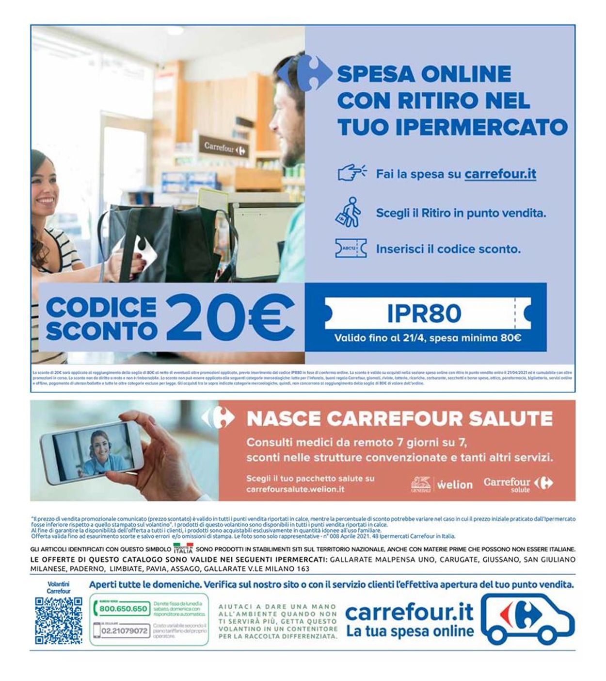 Carrefour Volantino dal 06/04/2021