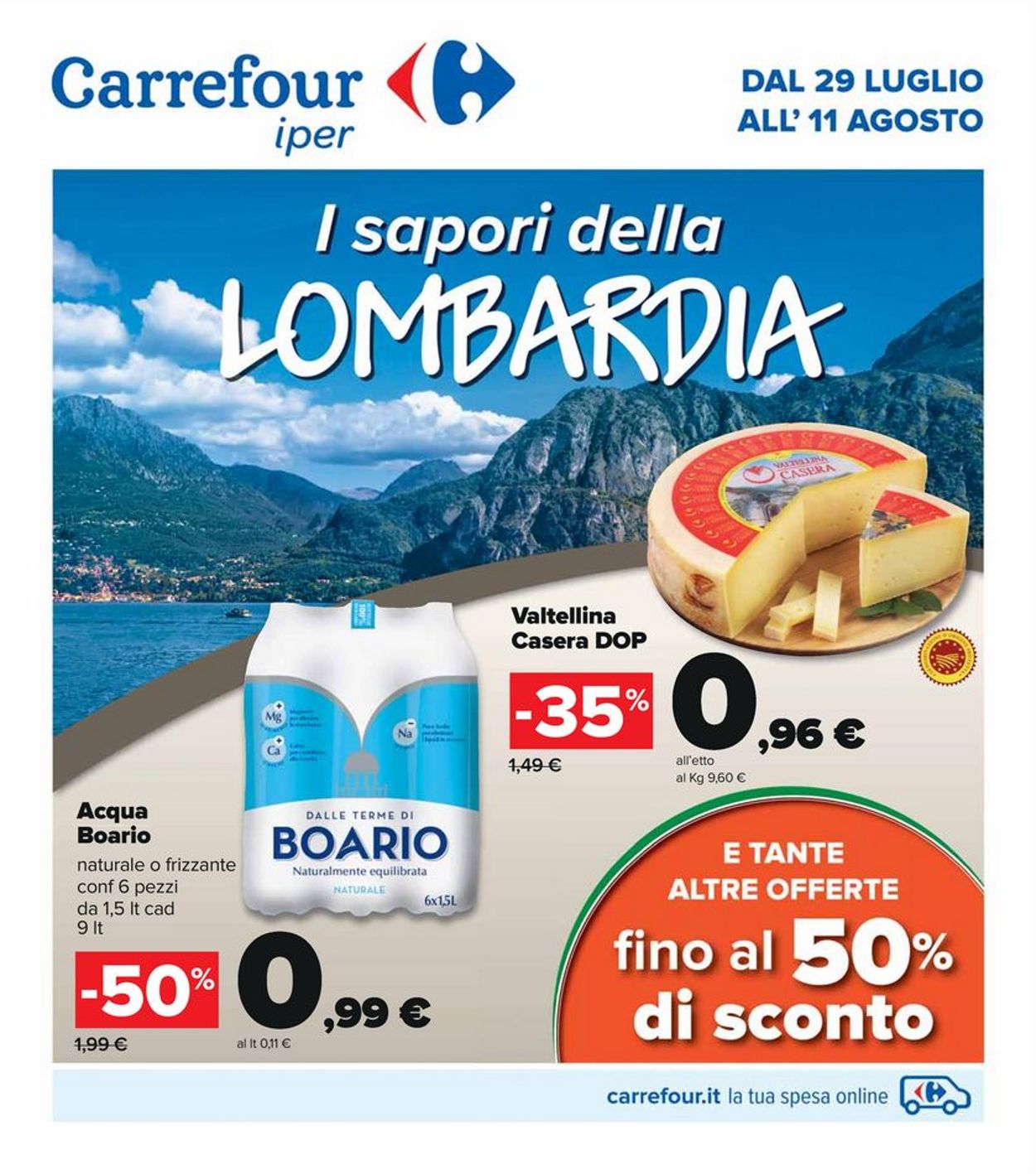 Carrefour Volantino dal 29/07/2021