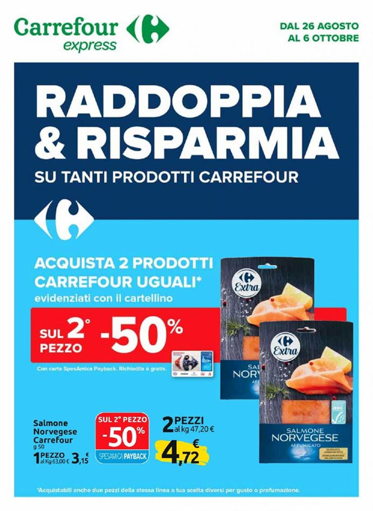 Carrefour Volantino dal 26/08/2021