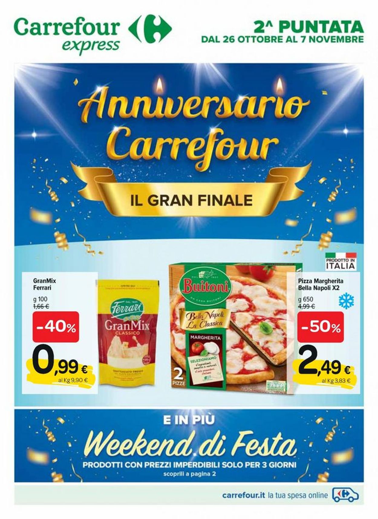 Carrefour Volantino dal 26/10/2021