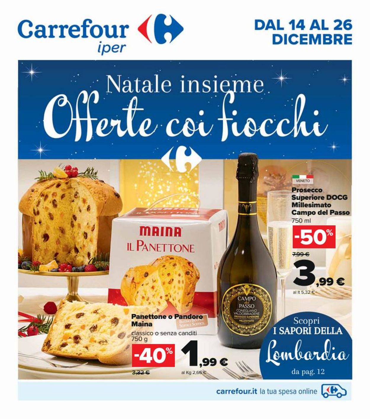 Carrefour Volantino dal 14/12/2021