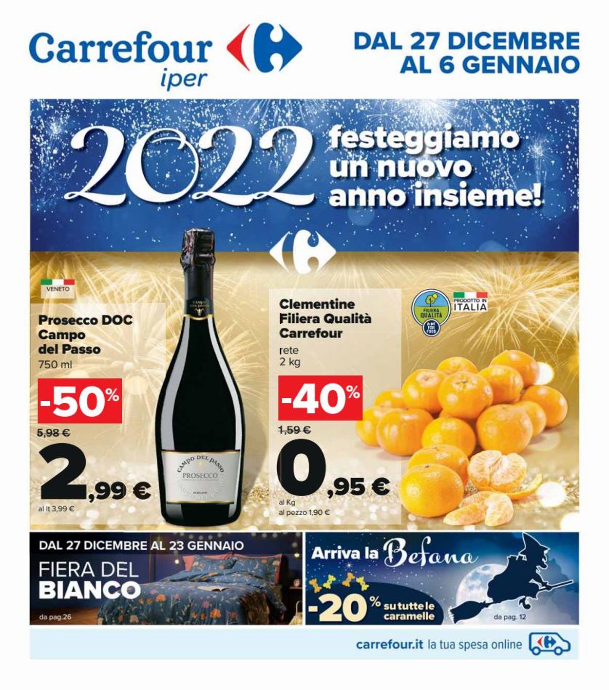 Carrefour Volantino dal 27/12/2021