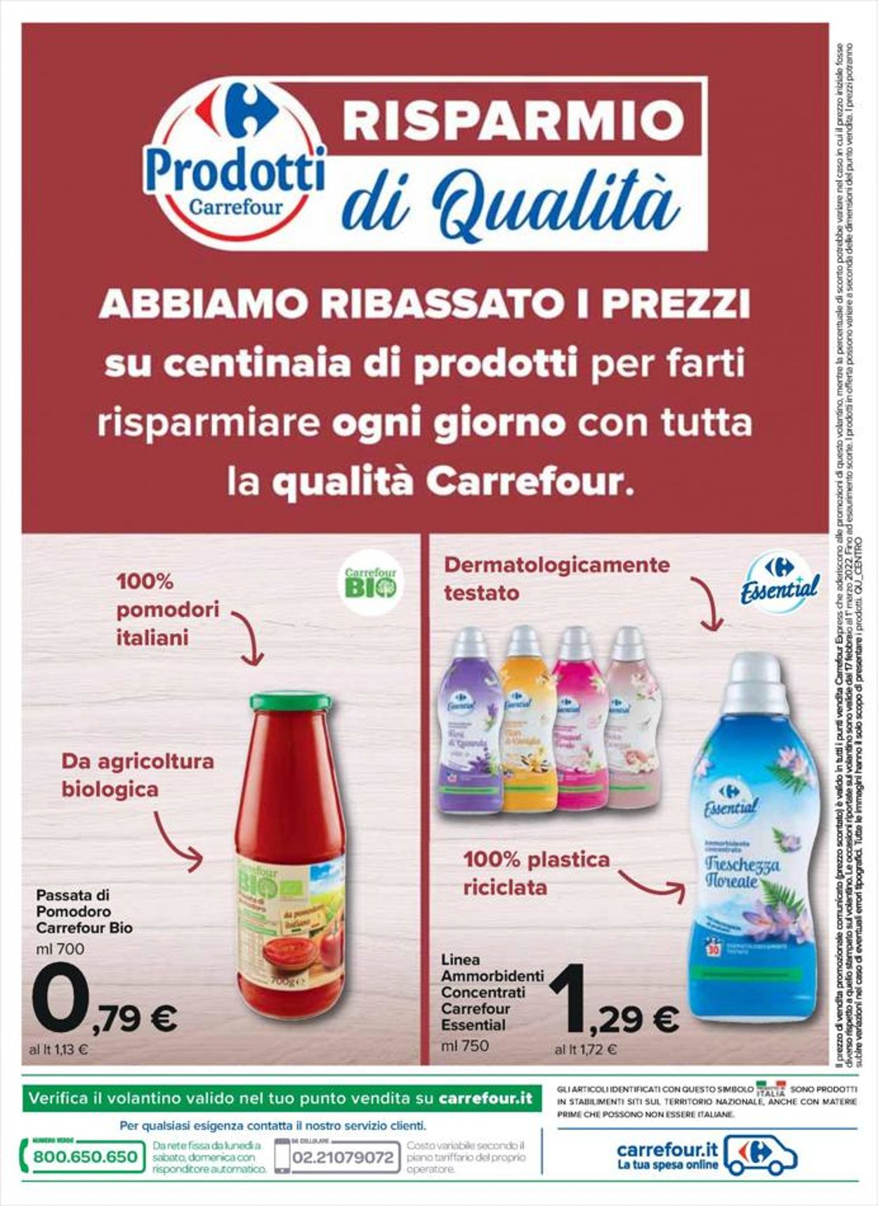 Carrefour Volantino dal 17/02/2022