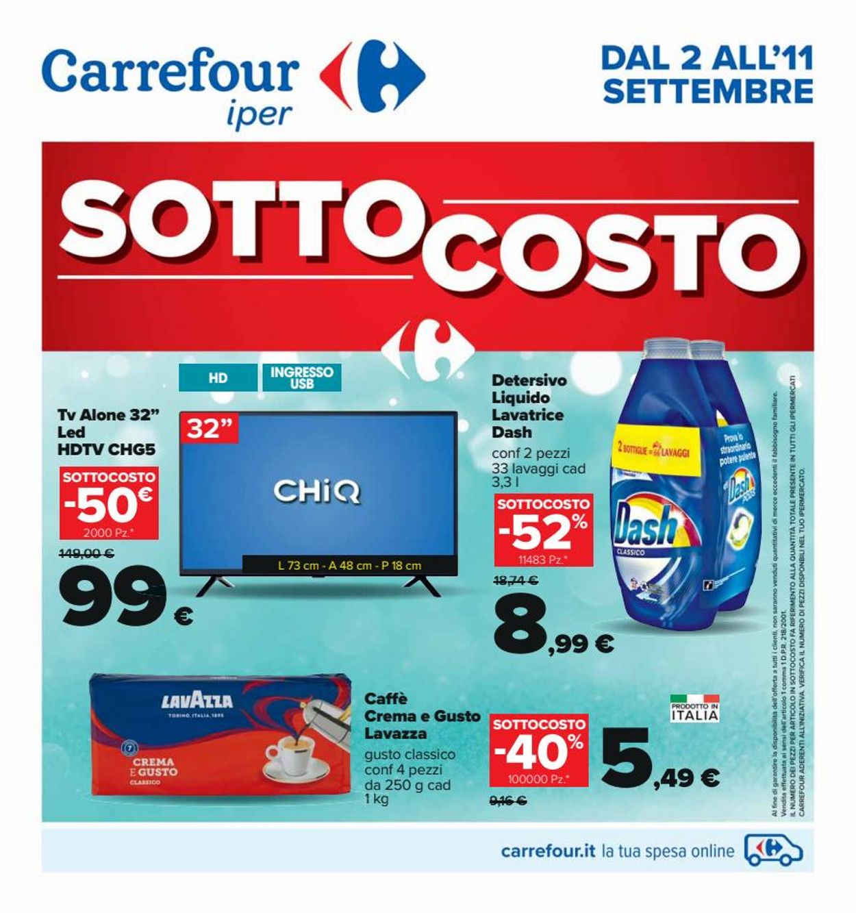 Carrefour Volantino dal 02/09/2022
