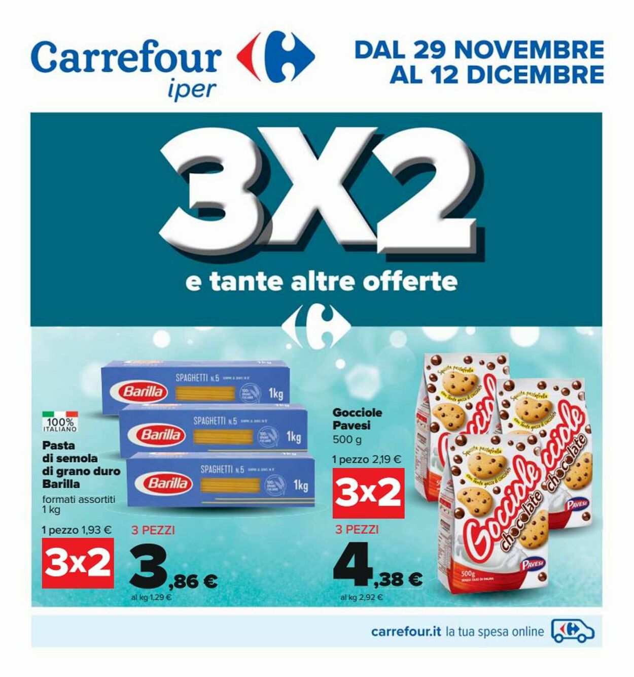 Carrefour Volantino dal 29/11/2022