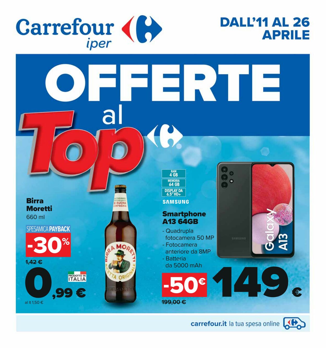 Carrefour Volantino dal 11/04/2023