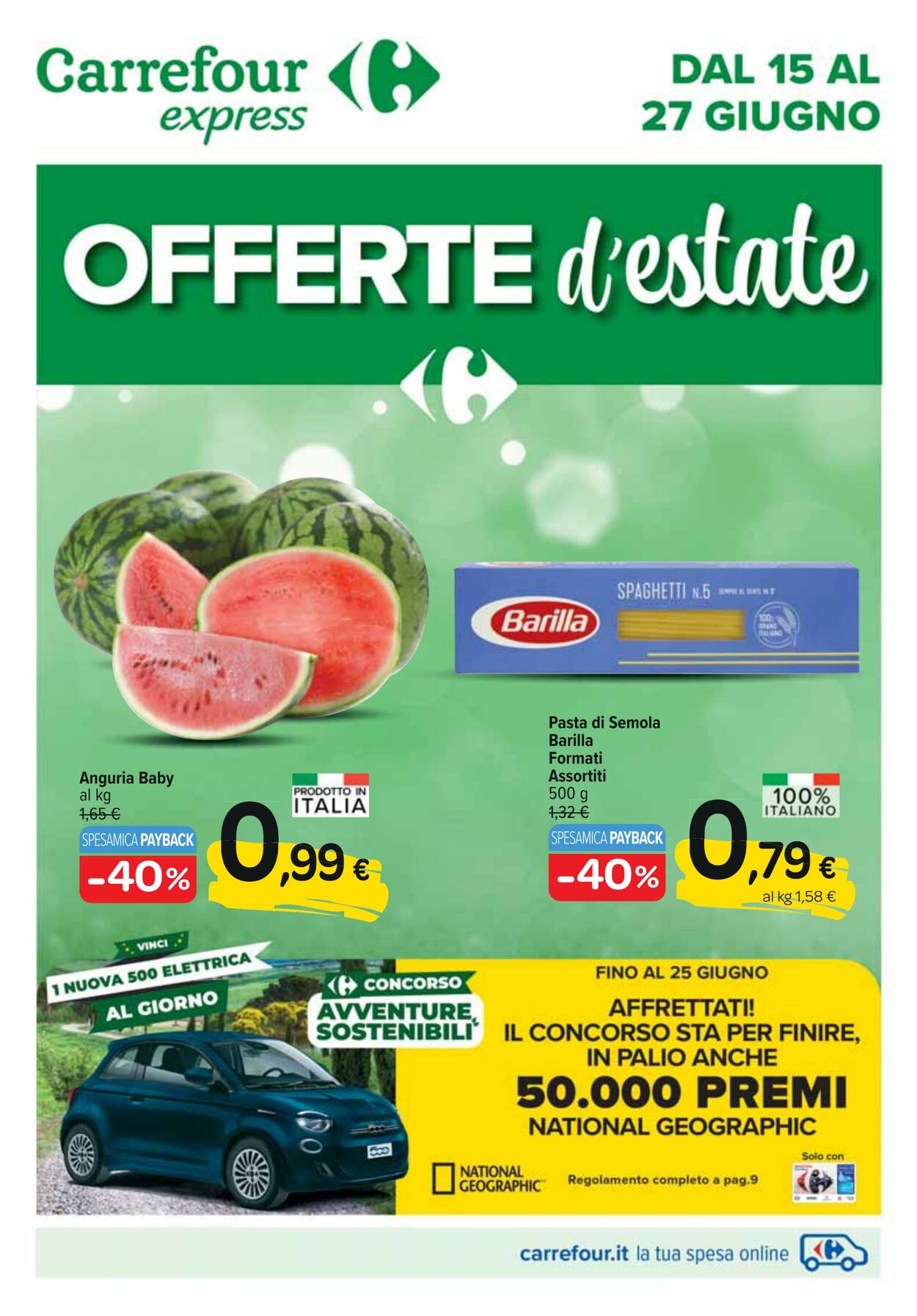 Carrefour Volantino dal 15/06/2023