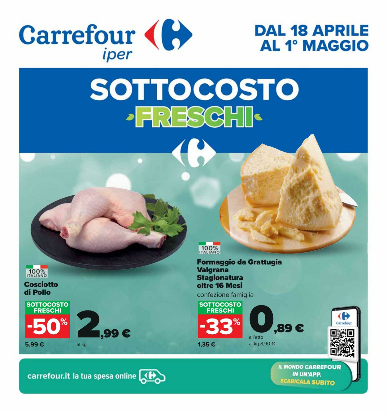 Carrefour Volantino dal 18/04/2024