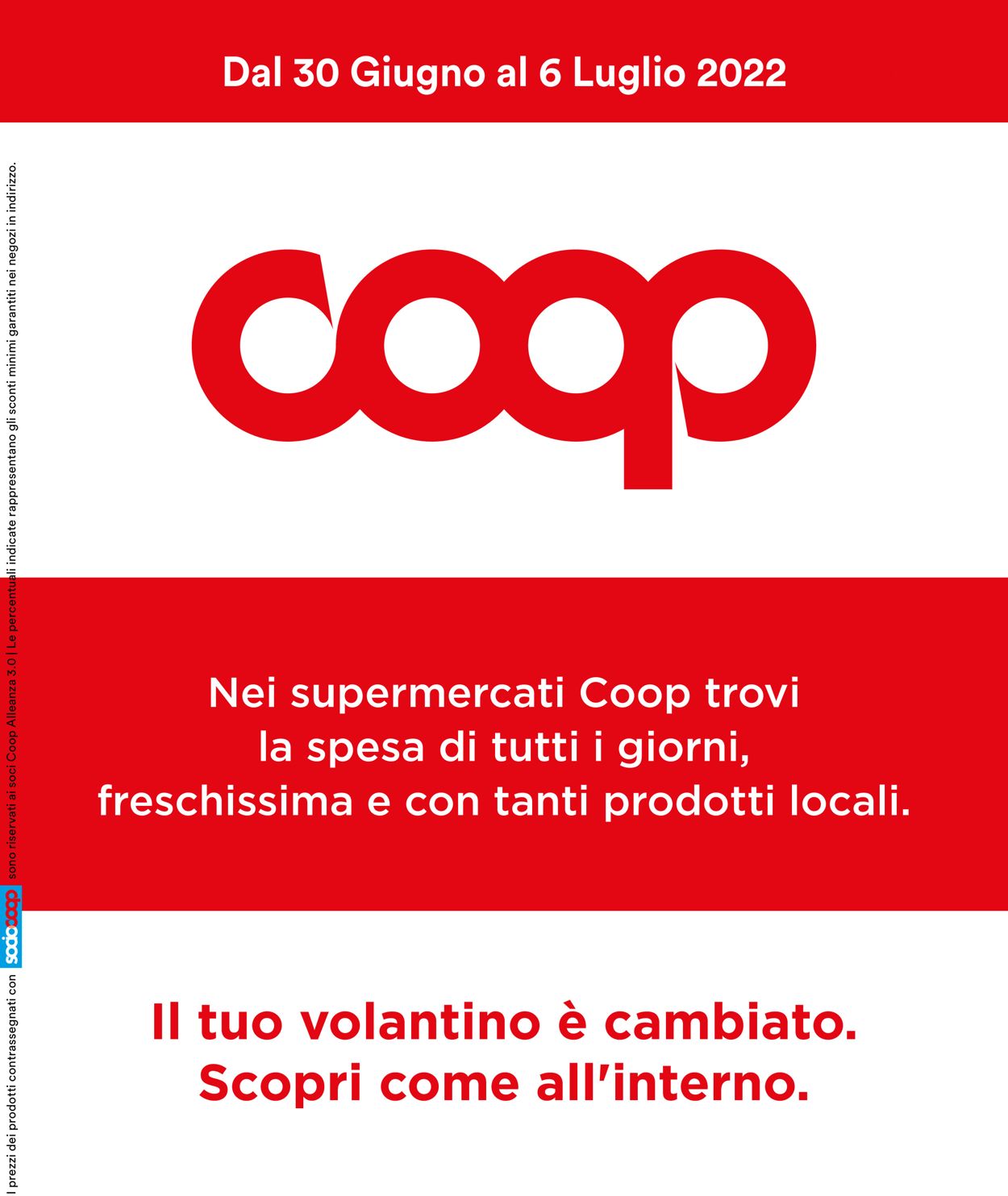 Coop Volantino dal 30/06/2022