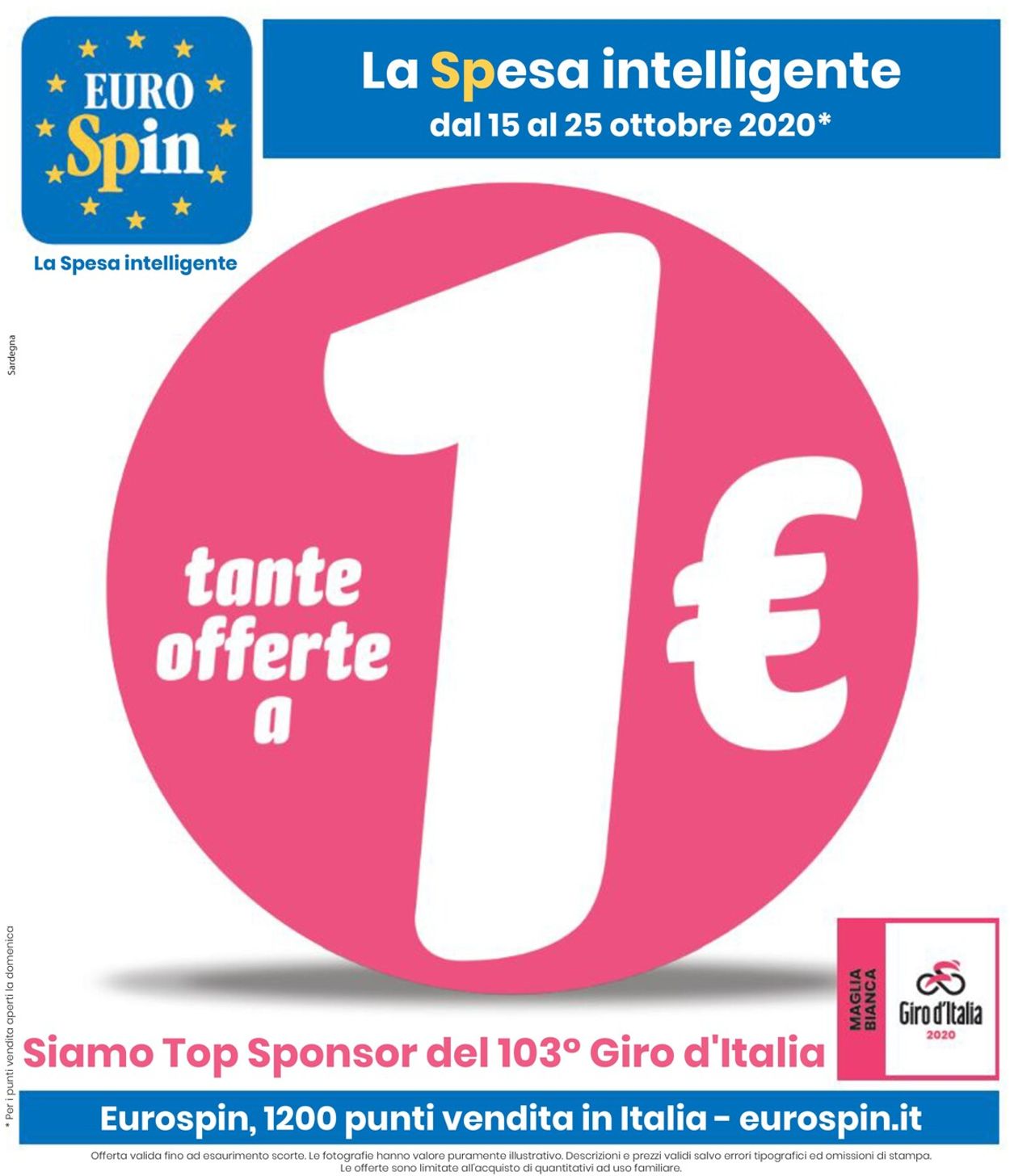 EURO Spin Volantino dal 15/10/2020