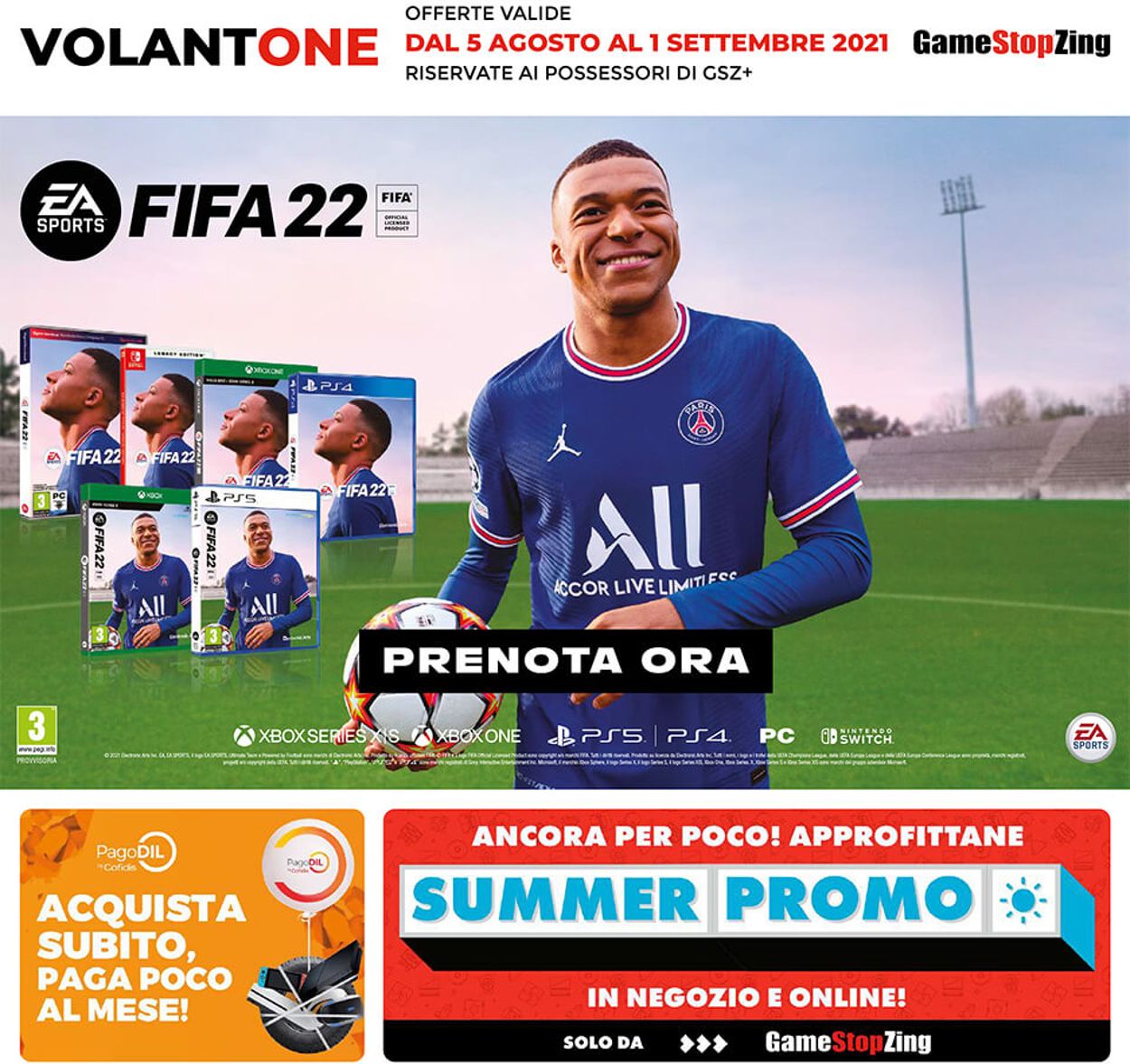 Gamestop Volantino dal 05/08/2021