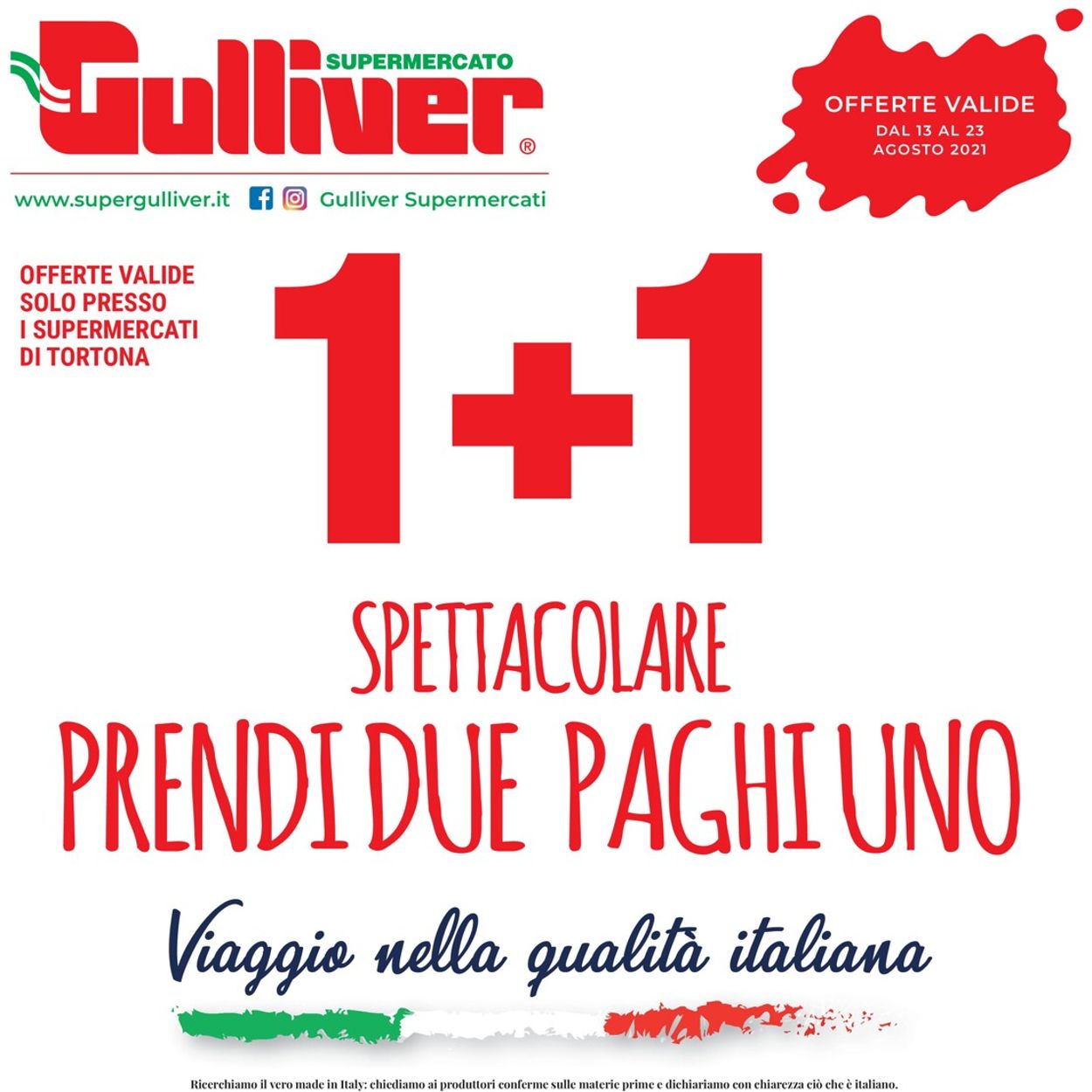 Gulliver Volantino dal 13/08/2021
