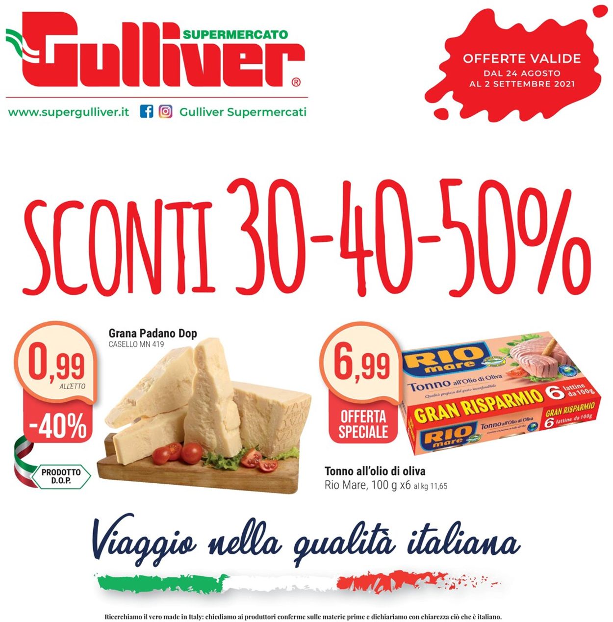 Gulliver Volantino dal 24/08/2021