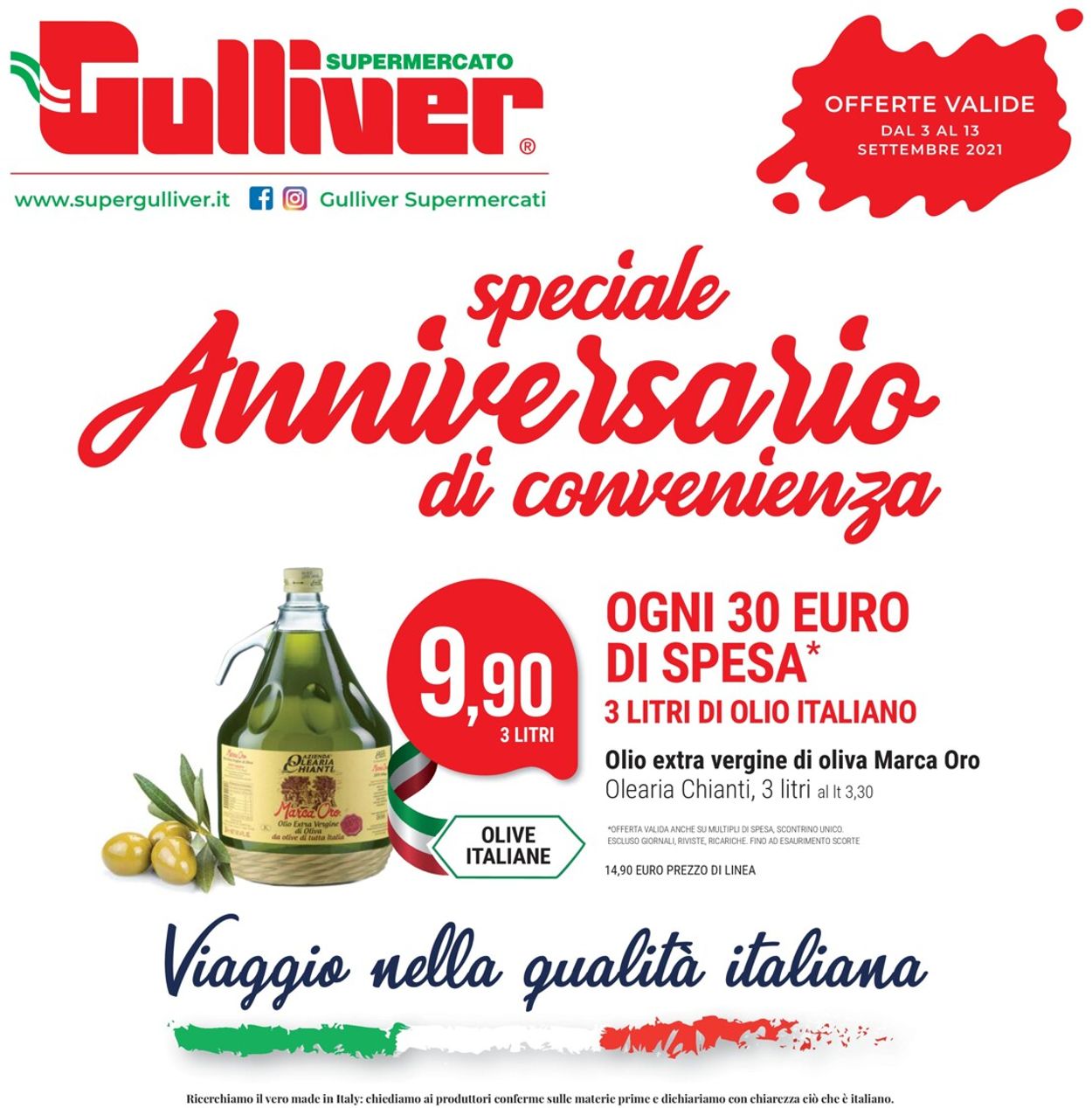 Gulliver Volantino dal 03/09/2021
