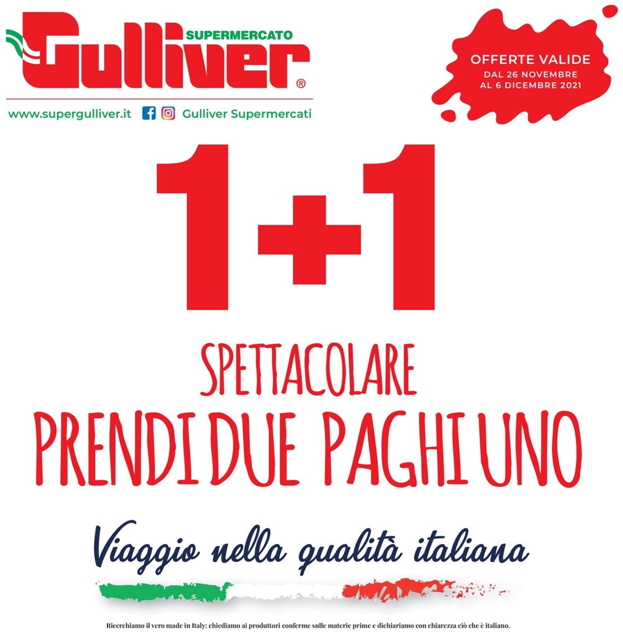 Gulliver Volantino dal 26/11/2021