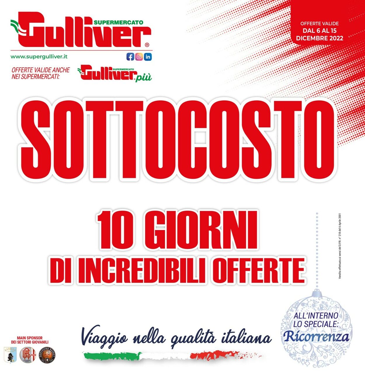 Gulliver Volantino dal 06/12/2022